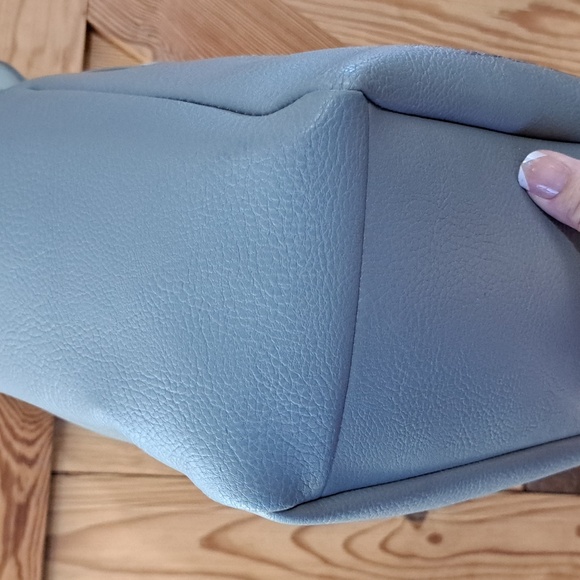 Hand Crafted Painted Elephant Faux Leather Purse Bag Tote Upcycle - Picture 11 of 16